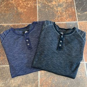 Rock & Republic Two Short Sleeve Shirts Mens Small